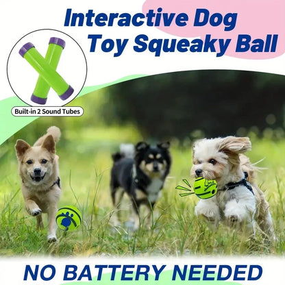 Interactive Giggle Ball for Dogs - IQ Training Toy for Mental Stimulation and Engaging Play