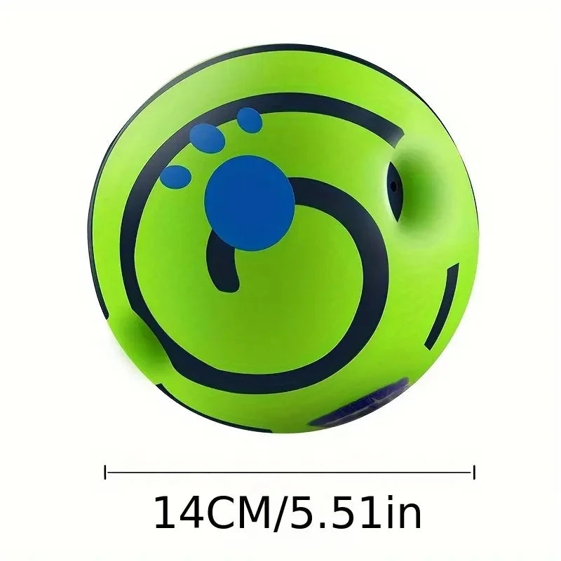 Interactive Giggle Ball for Dogs - IQ Training Toy for Mental Stimulation and Engaging Play