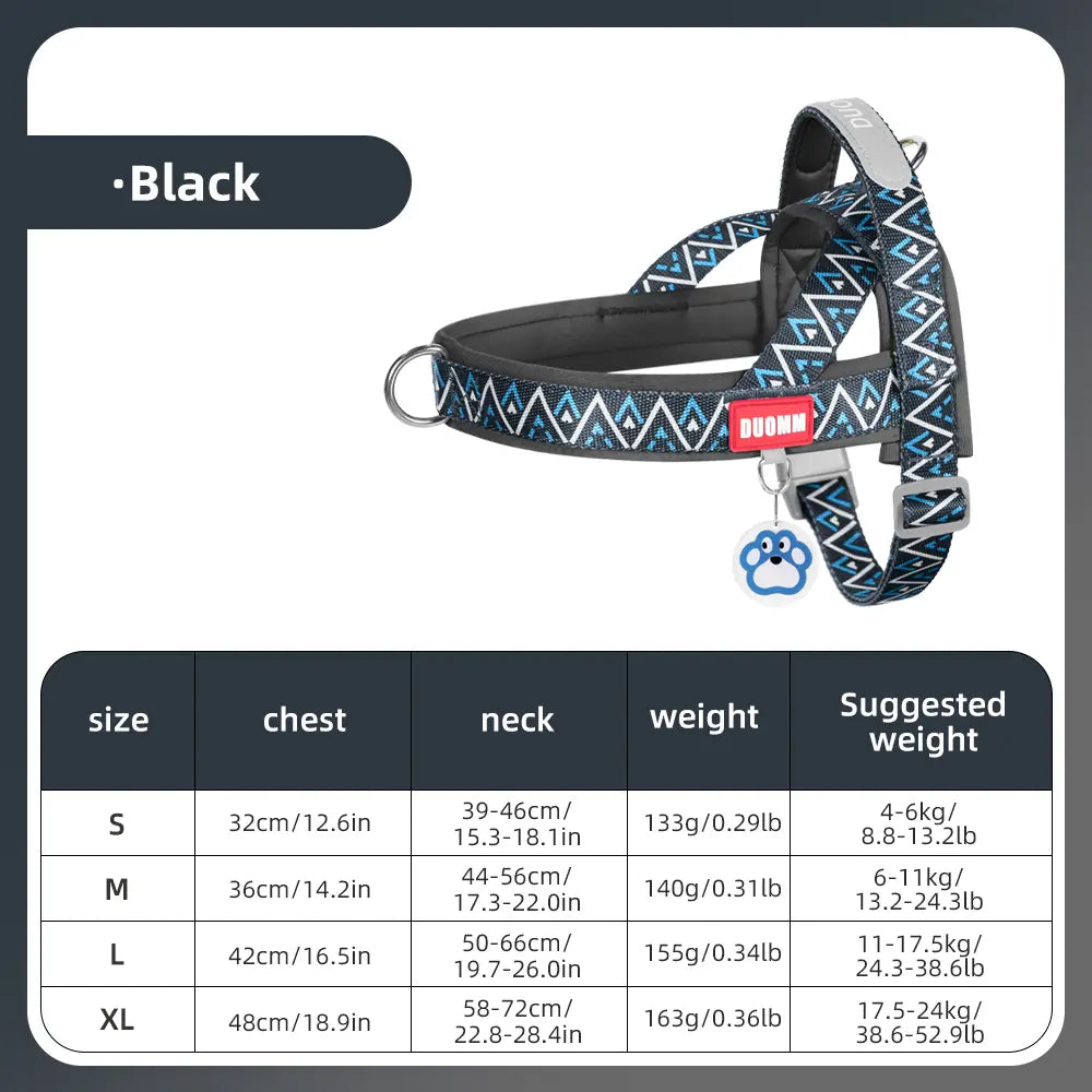Y-Shaped Harness/Dog Leash, Vest-Style Protection, Soft and Breathable, Won'T Constrict the Neck, Leash for Small to Medium-Sized Dogs, Anti-Pull Design, Reflective, Suitable for All Sizes.