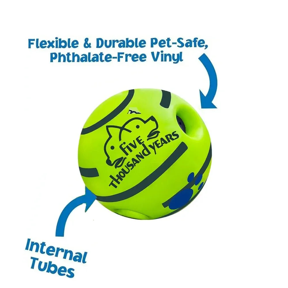 Interactive Giggle Ball for Dogs - IQ Training Toy for Mental Stimulation and Engaging Play
