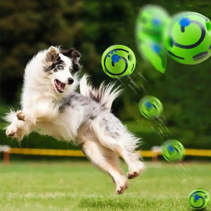 Interactive Giggle Ball for Dogs - IQ Training Toy for Mental Stimulation and Engaging Play
