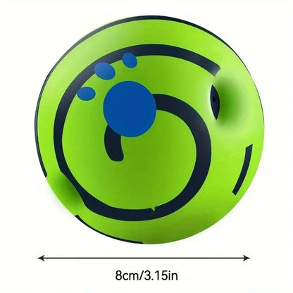 Interactive Giggle Ball for Dogs - IQ Training Toy for Mental Stimulation and Engaging Play