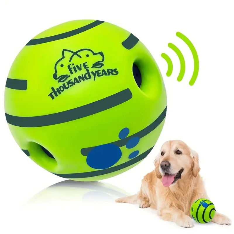 Interactive Giggle Ball for Dogs - IQ Training Toy for Mental Stimulation and Engaging Play
